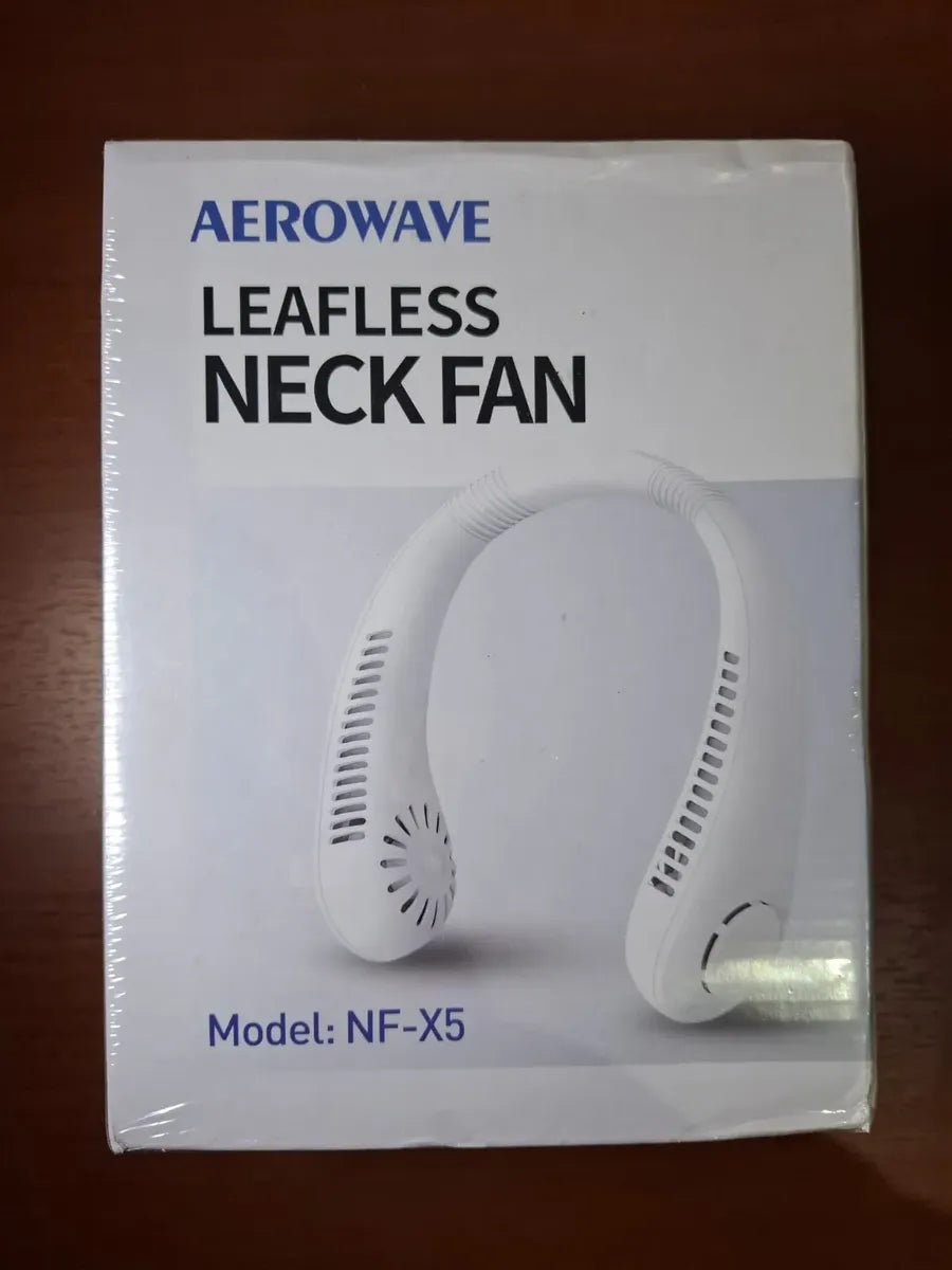 Ventilador De Cuello Aerowave NF-X5 Recargable 3 Velocidades