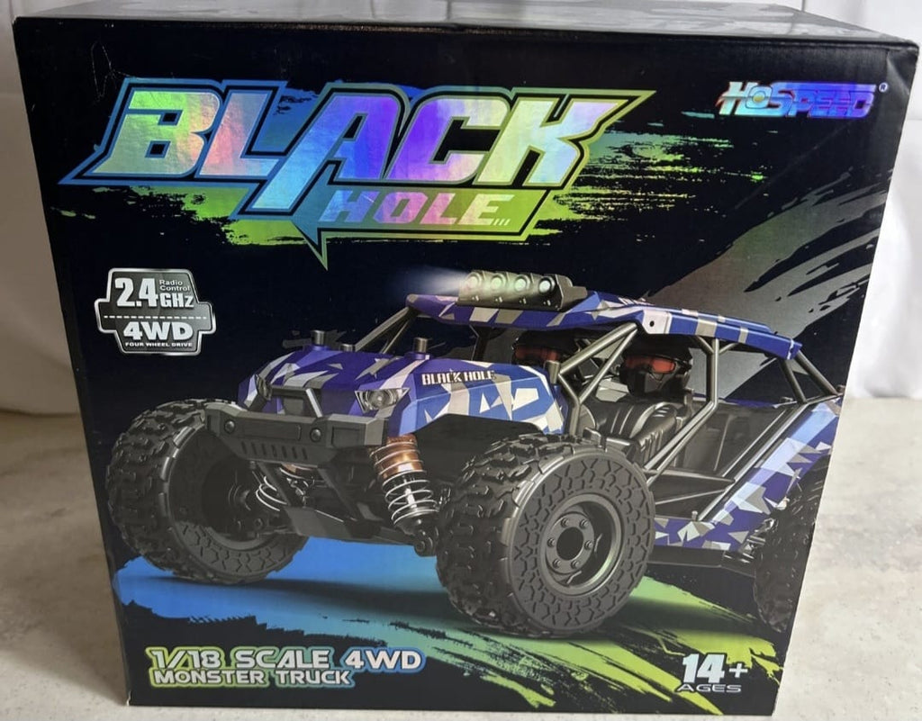 Monster Truck RC 4x4 Kit Completo Radio Control Azul