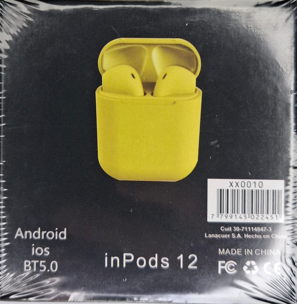 Auriculares Inalámbricos inPods 12 Bluetooth 5.0