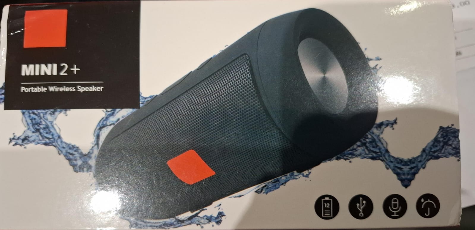 Parlante Bluetooth Portátil Mini 2+ Inalámbrico Recargable con Micrófono Integrado