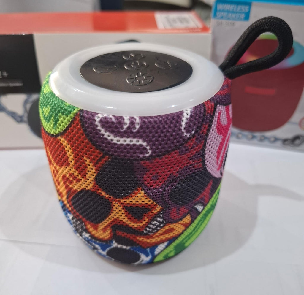 Mini Parlante Portátil Inalámbrico Bluetooth SH-309 Con Luces Led RGB