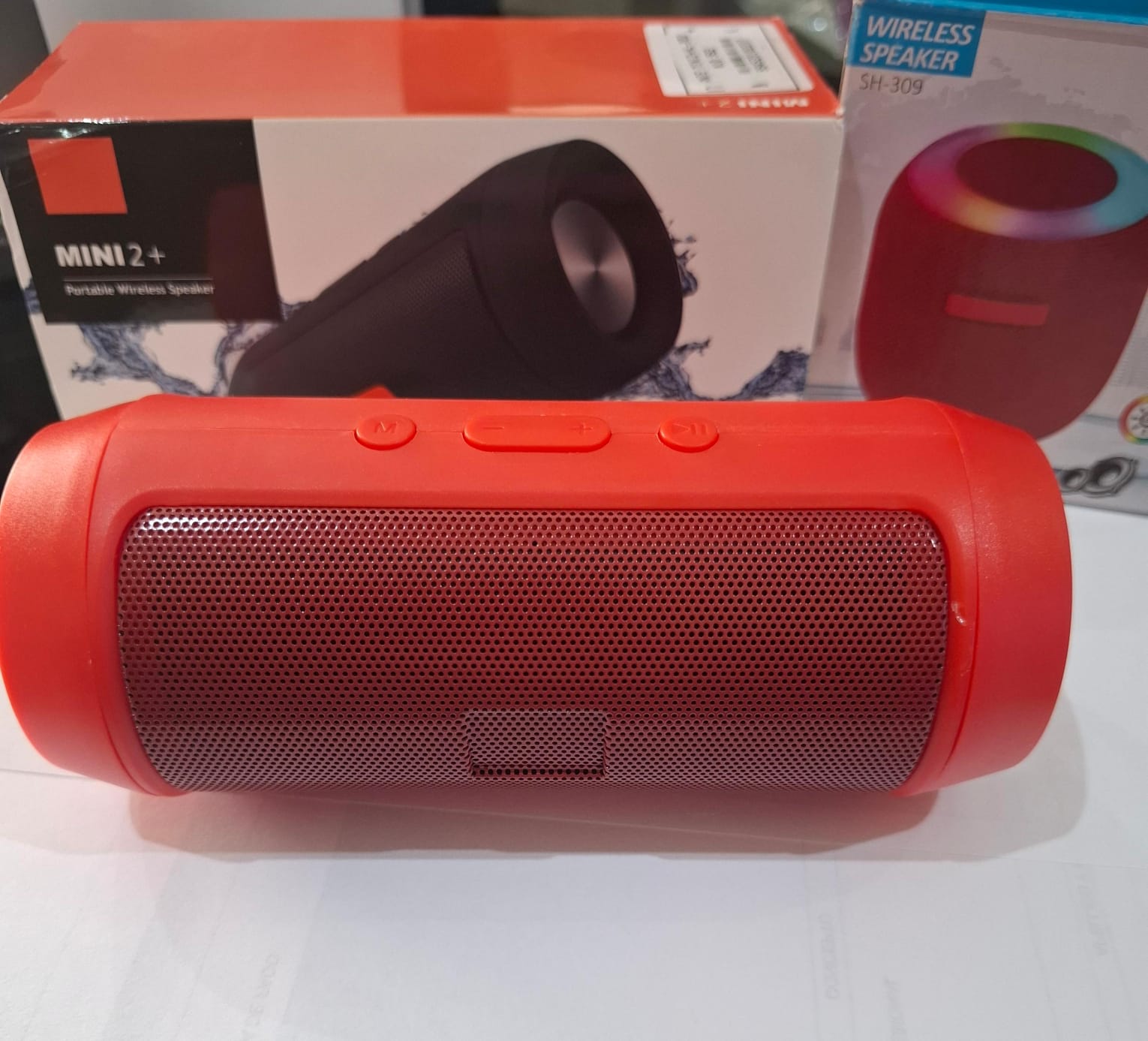 Parlante Bluetooth Portátil Mini 2+ Inalámbrico Recargable con Micrófono Integrado