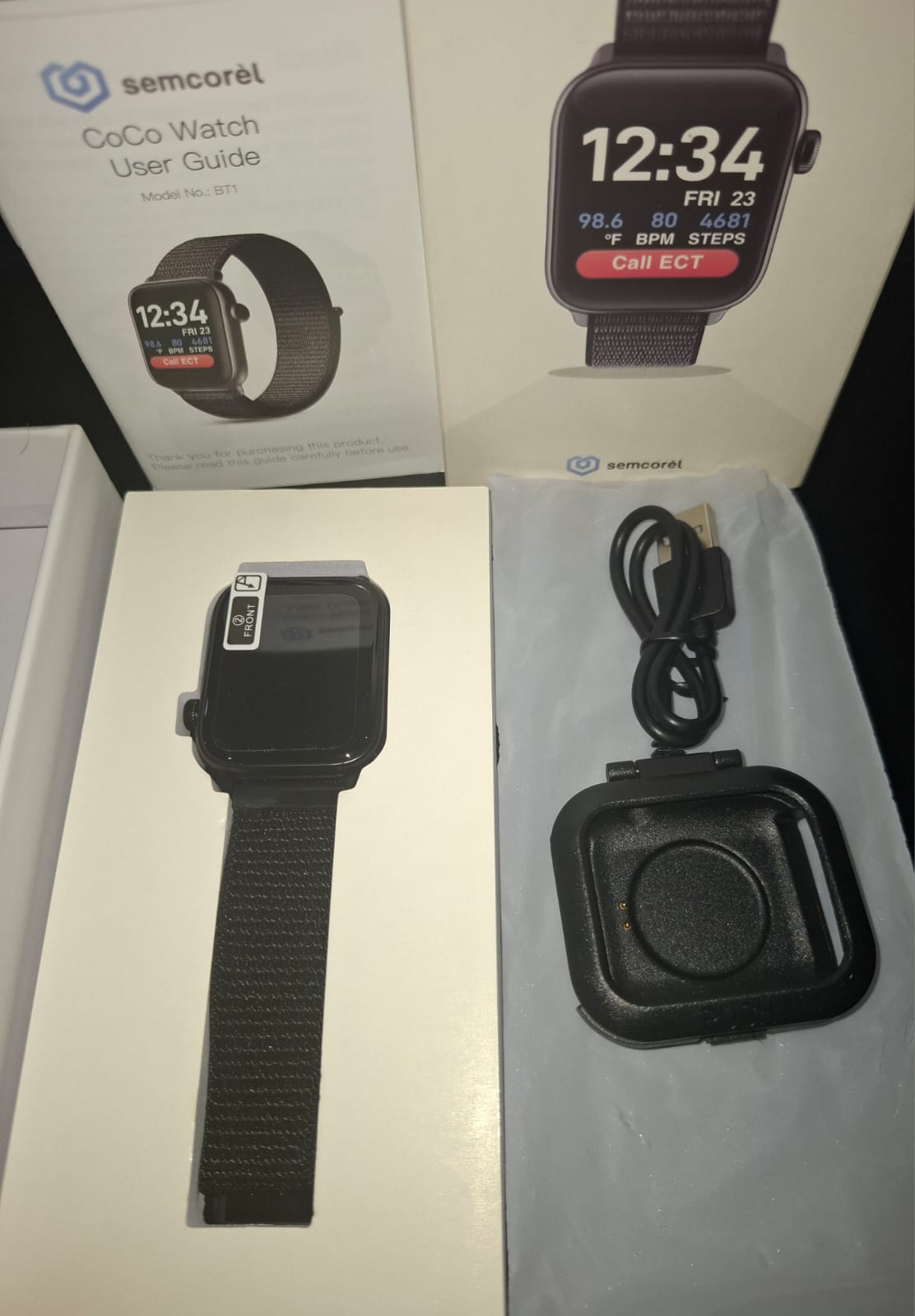 Smartwatch CoCo Watch BT1 Bluetooth Llamadas Pantalla Full Touch Android iPhone