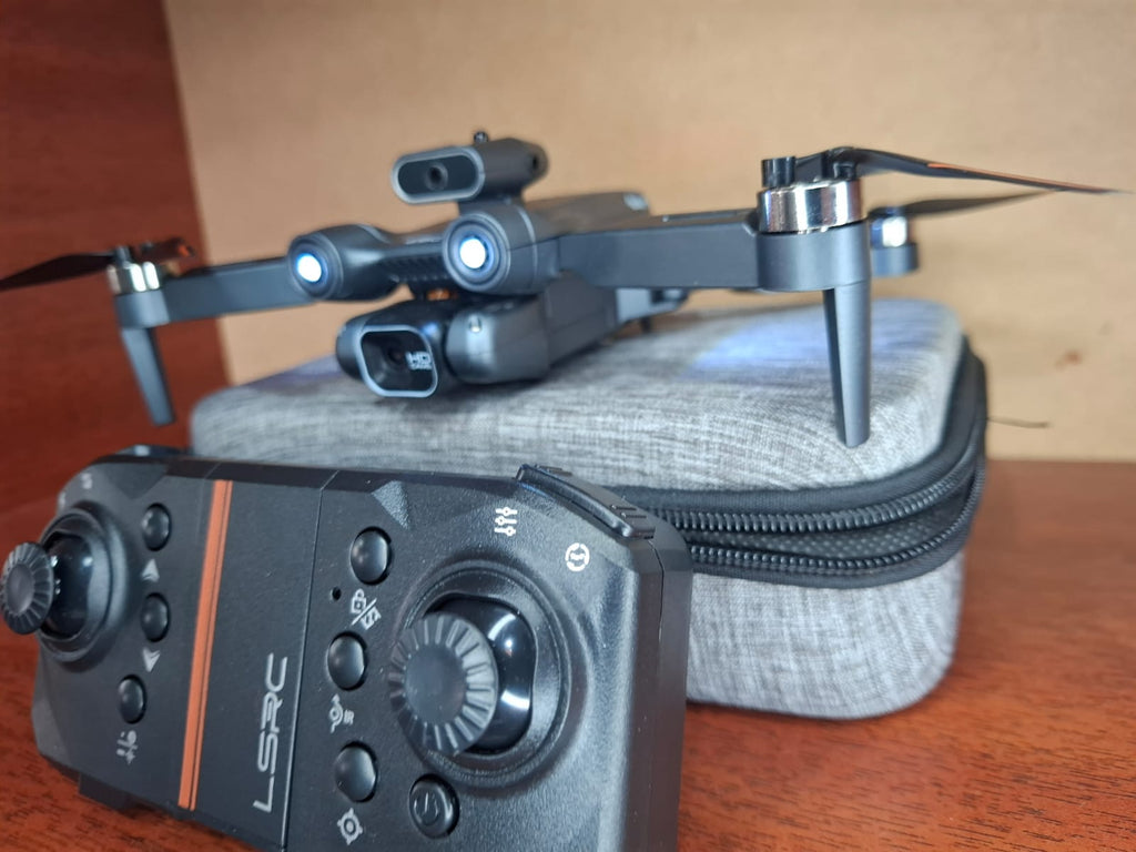 Drone Plegable S1S Max Cámara Dual 4K Motores Brushless con Estuche Rígido