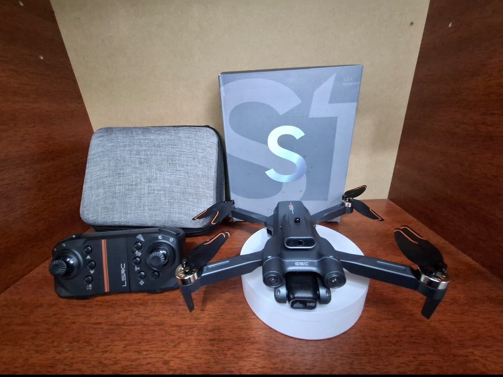 Drone Plegable S1S Max Cámara Dual 4K Motores Brushless con Estuche Rígido