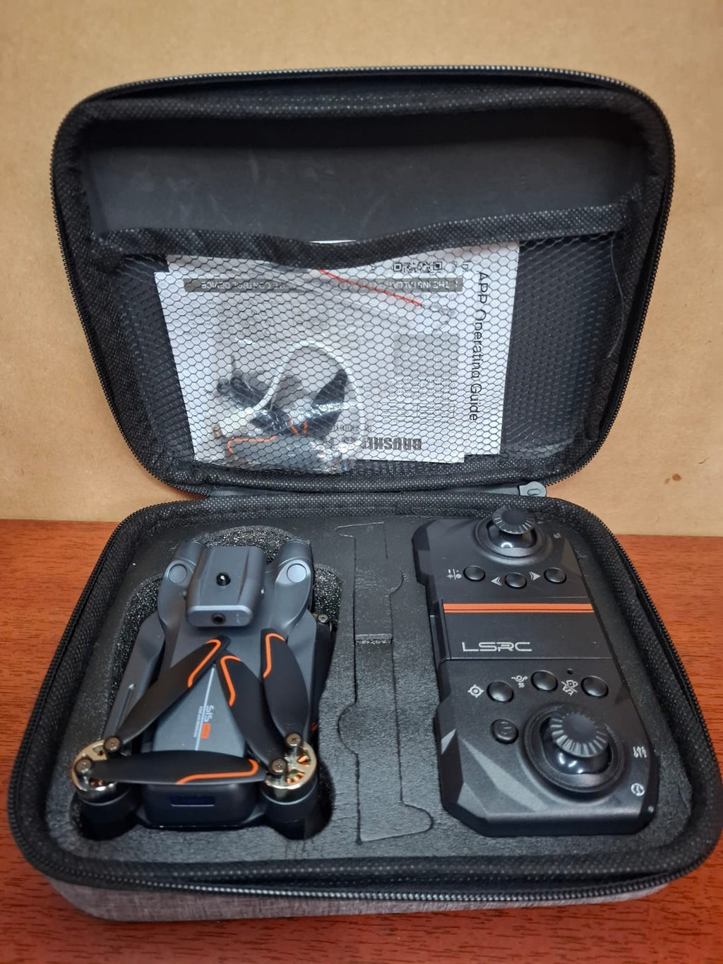 Drone Plegable S1S Max Cámara Dual 4K Motores Brushless con Estuche Rígido