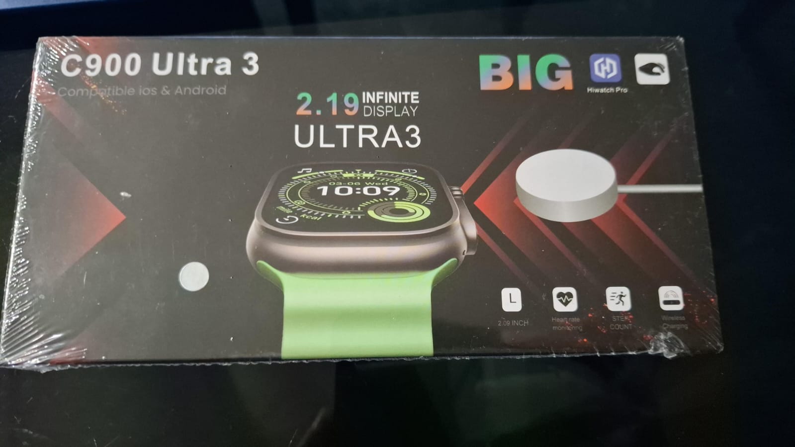 Smartwatch C900 Ultra 3 49mm Pantalla 2.19” – iOS y Android- nuevo sellado