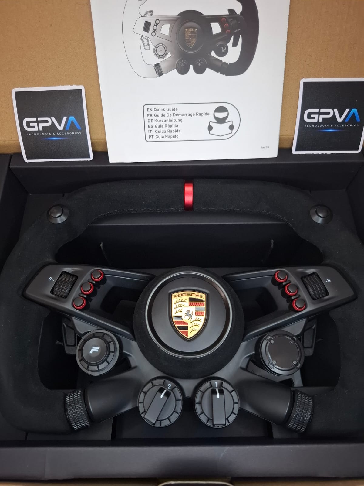 Fanatec CSL Elite Porsche Vision GT con QR2 instalado - Impecable | 1 Mes de Uso