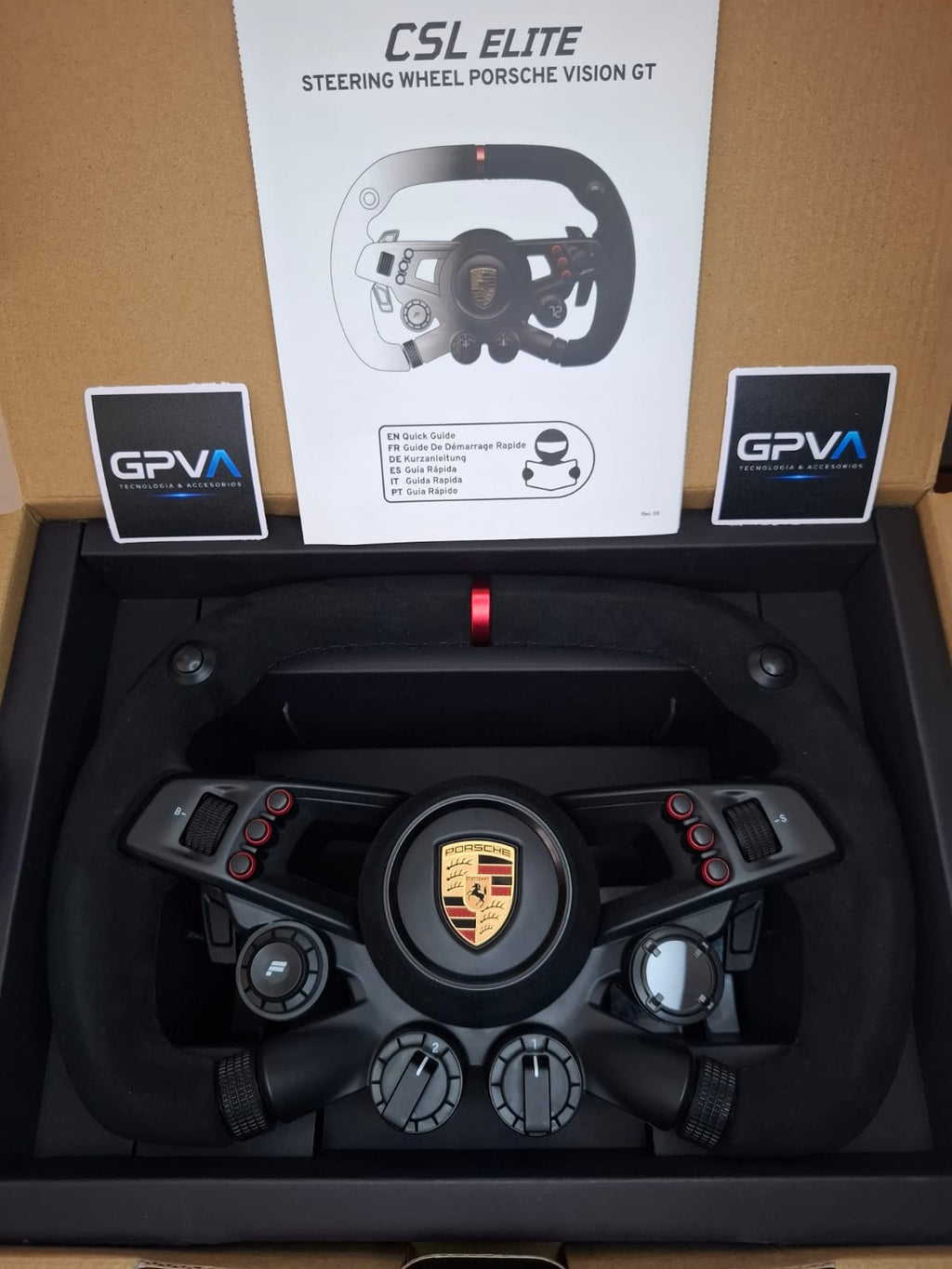 Fanatec CSL Elite Porsche Vision GT con QR2 instalado - Impecable | 1 Mes de Uso