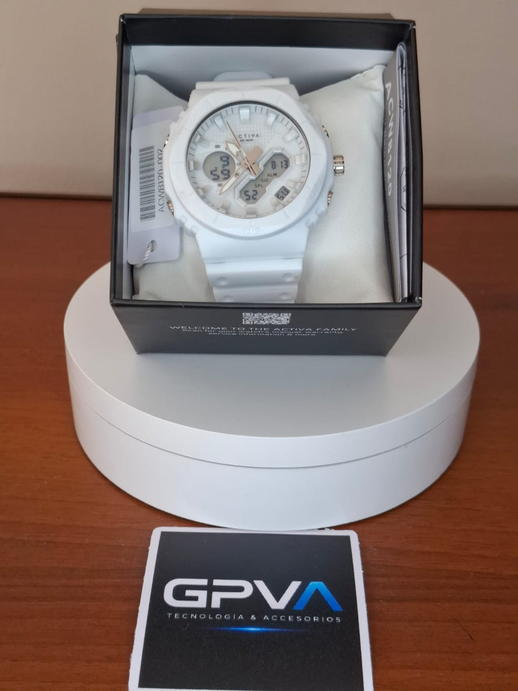 Reloj Activa X Invicta ACW8120-002 Analógico Digital 48mm Blanco - OFERTA!!