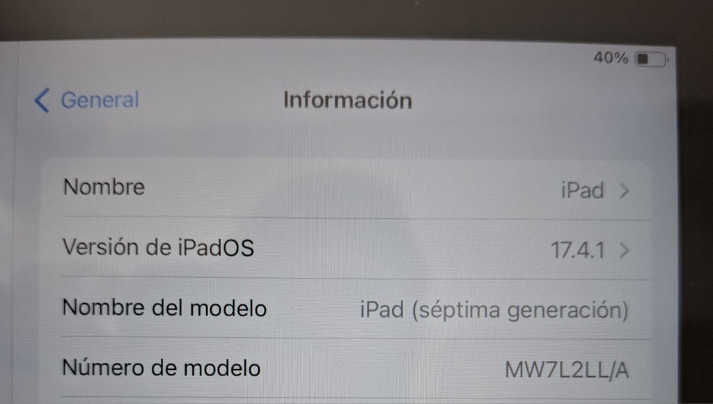 Apple iPad 7ª Generación 32GB WiFi – Space Gray