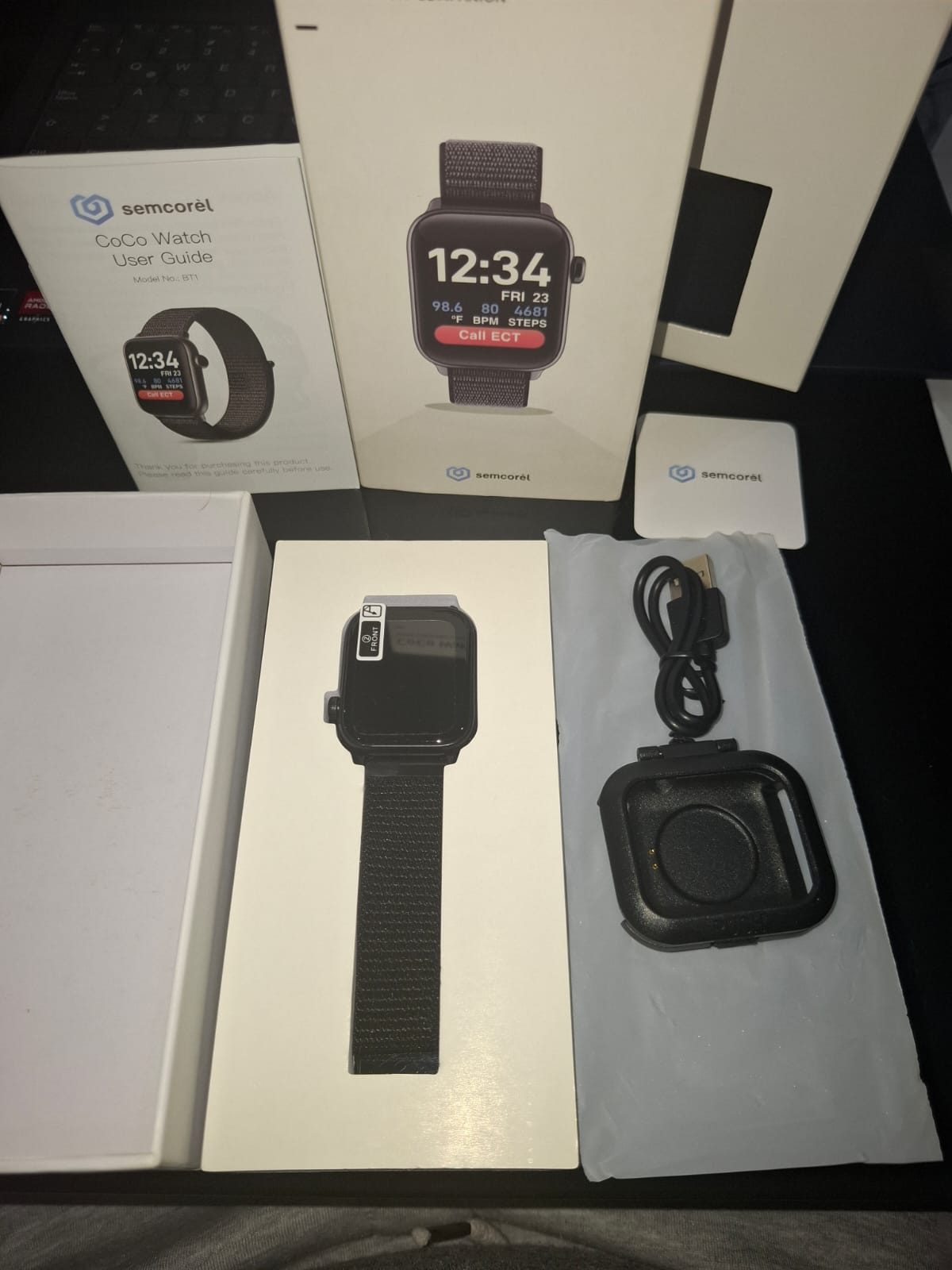 Smartwatch CoCo Watch BT1 Bluetooth Llamadas Pantalla Full Touch Android iPhone