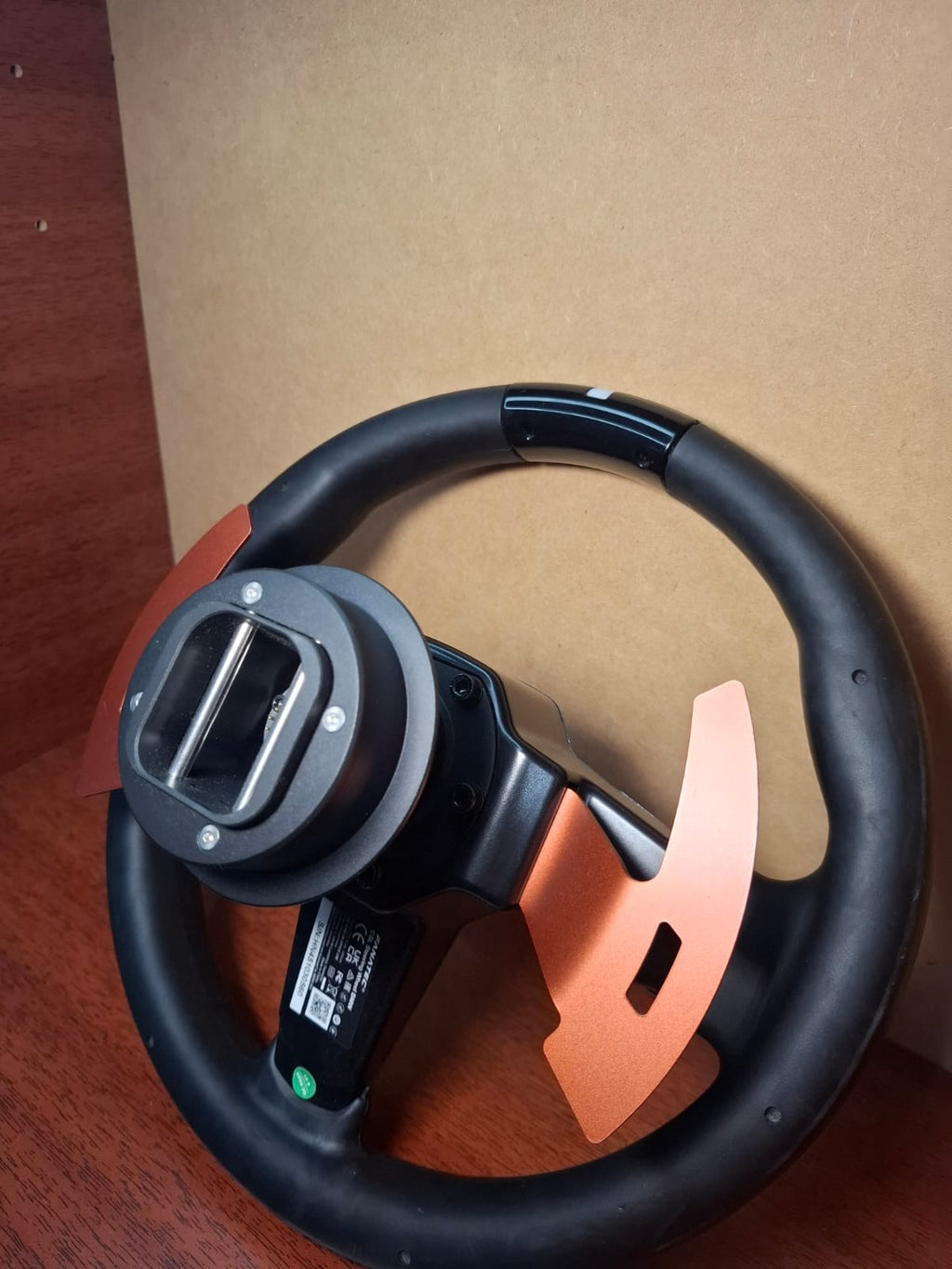 Fanatec Aro BMW con QR2 Wheel Side Instalado Simulador