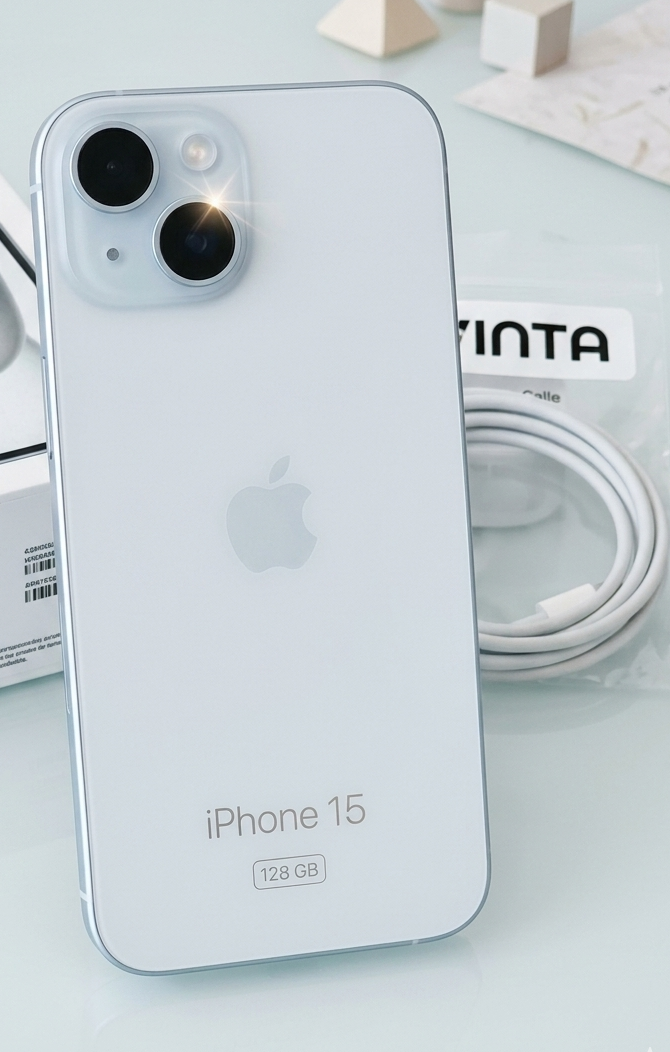 Apple iPhone 15 128GB – Batería 98% – Desbloqueado – Excelente Estado