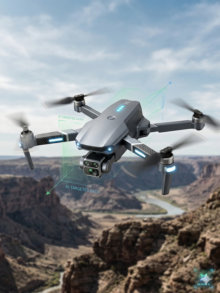 Drone Plegable Neheme NH525 Cámara HD con Estuche Rígido