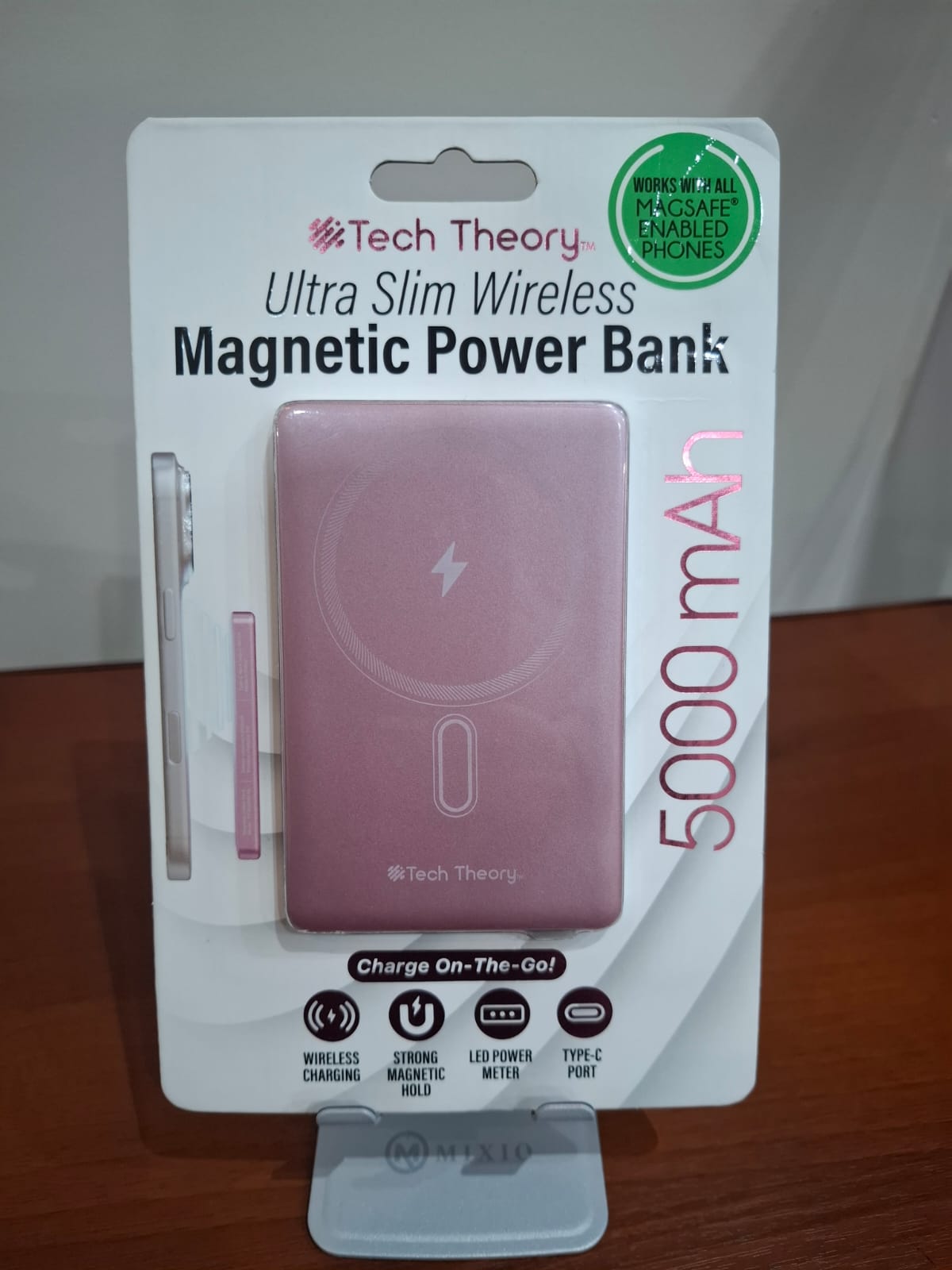 CARGADOR PORTÁTIL MAGNÉTICO TECH THEORY 5000 mAh