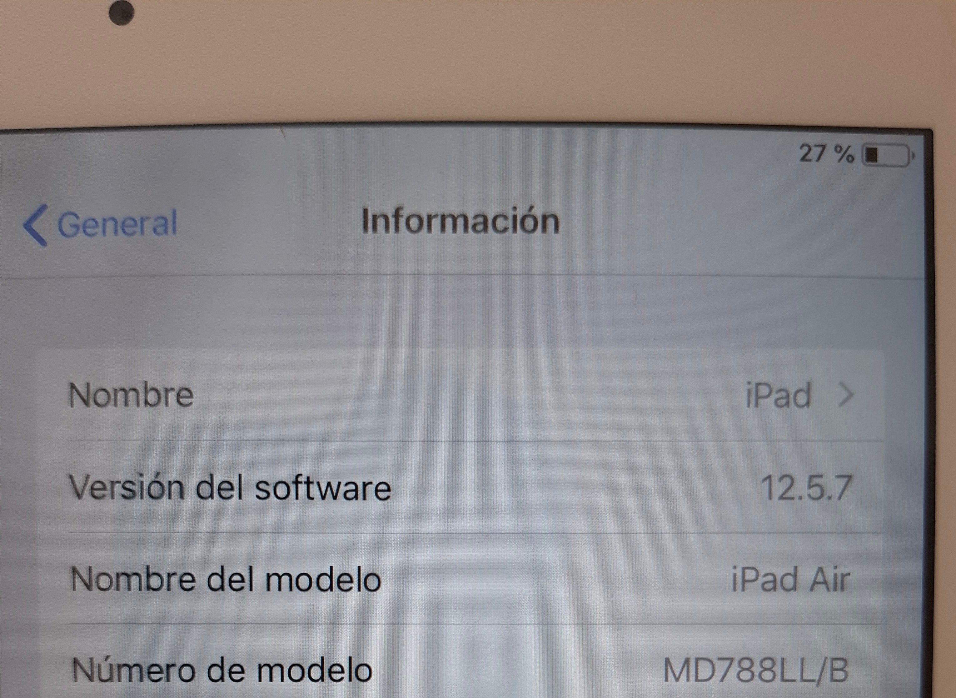 Apple iPad Air 1ª Generación 16GB Wi-Fi