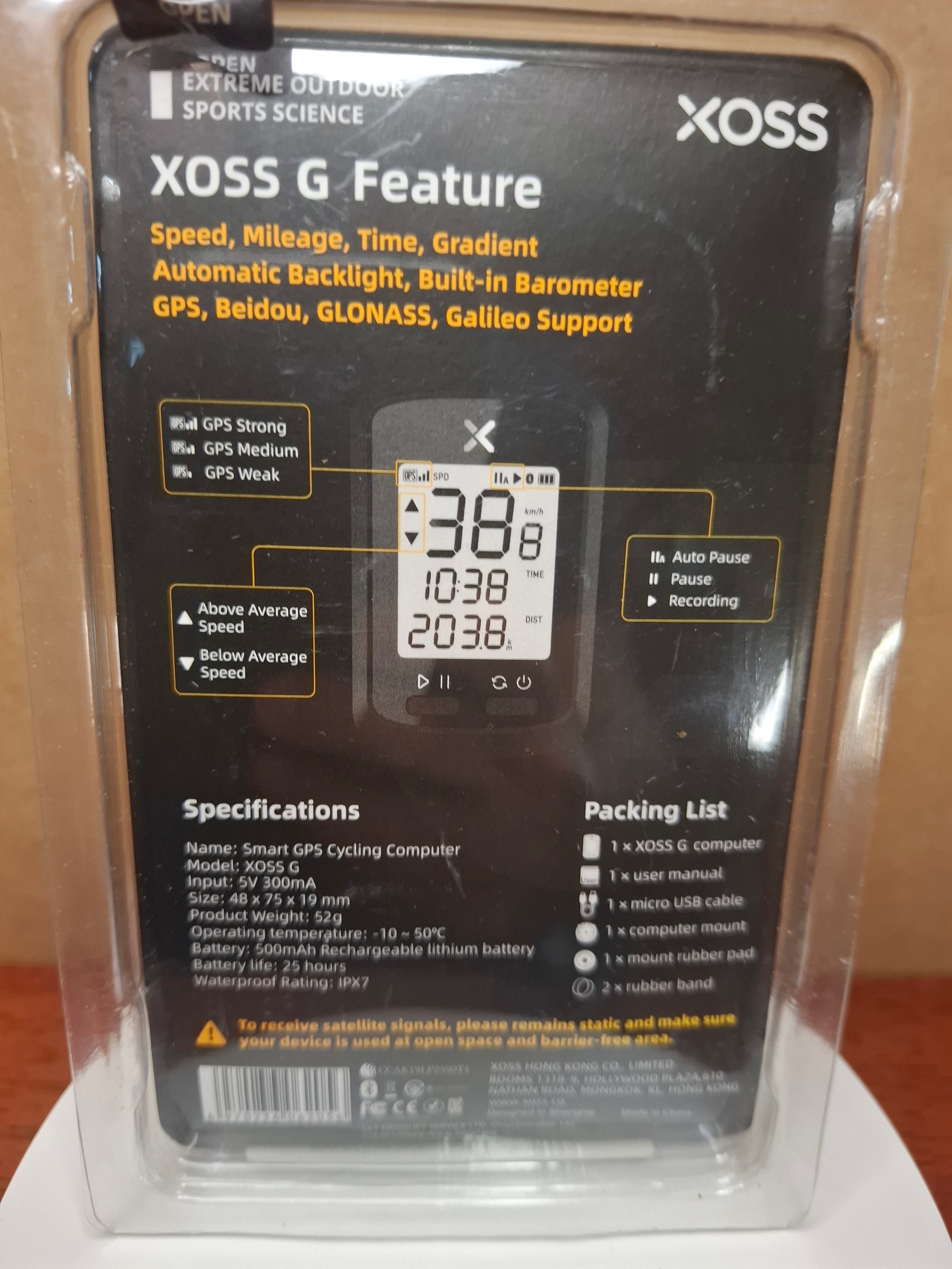 Computadora GPS para Bicicleta Inalámbrica con Pantalla LCD -Velocidad, Distancia, Altitud y Cadencia