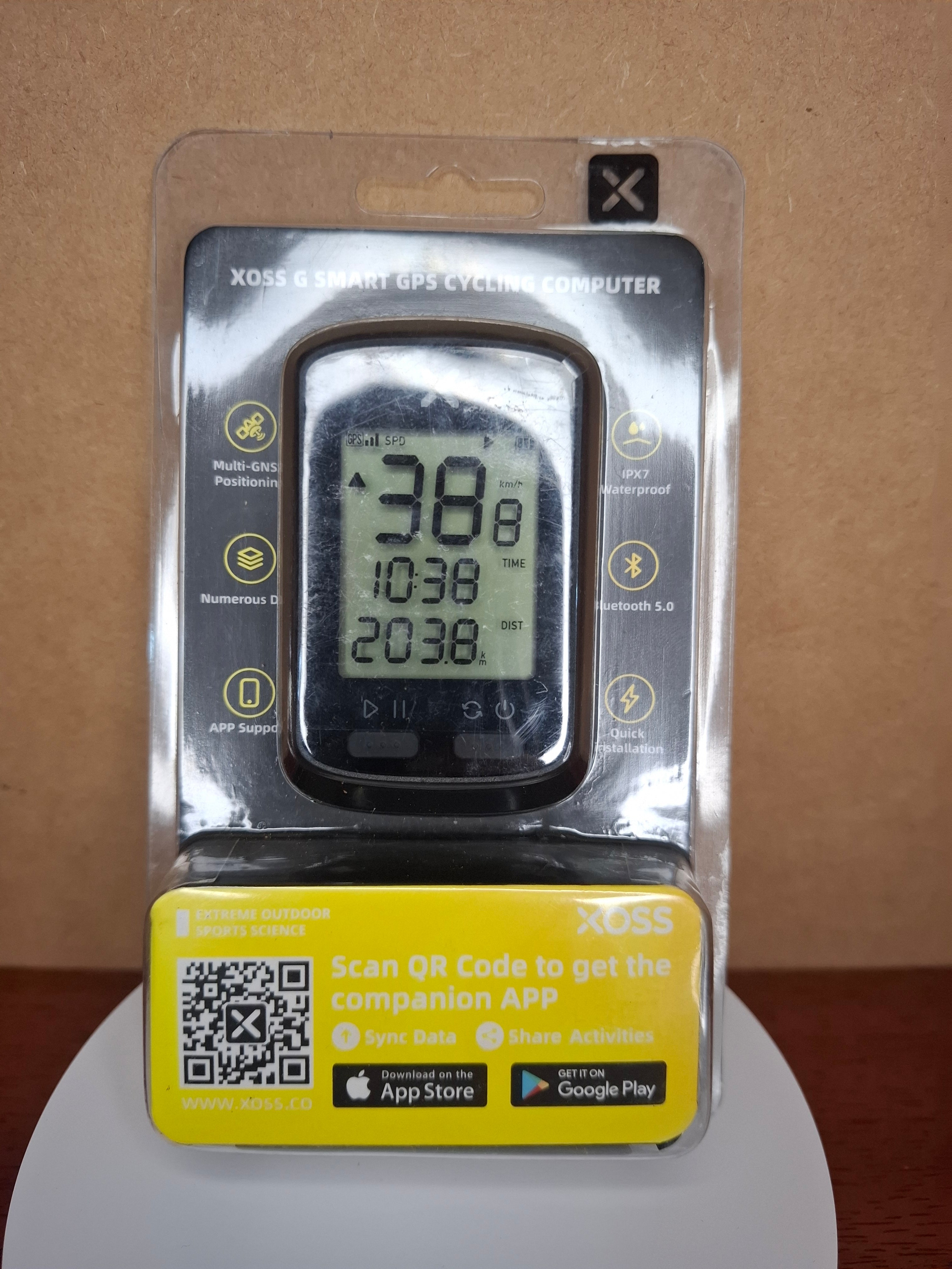 Computadora GPS para Bicicleta Inalámbrica con Pantalla LCD -Velocidad, Distancia, Altitud y Cadencia